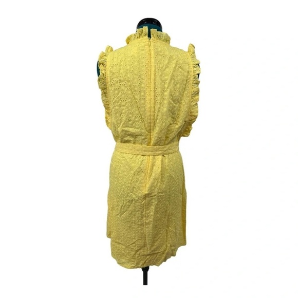 Nordstrom London Times Petunia Ruffle Neck Waist Tie Dress   NWOT - Picture 4 of 7